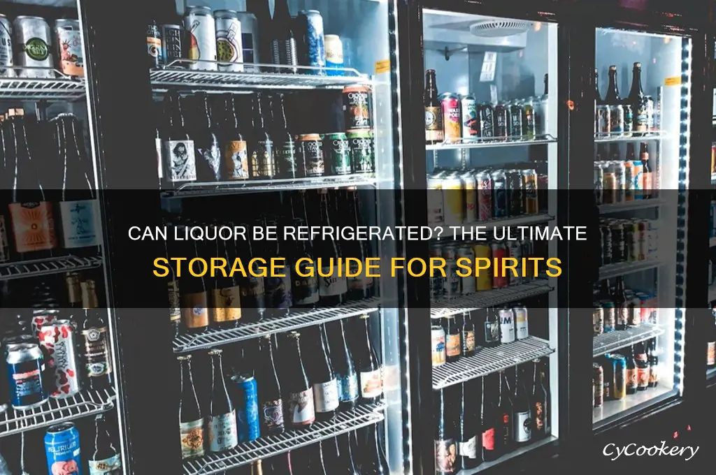 can liwquer be in refrigerator