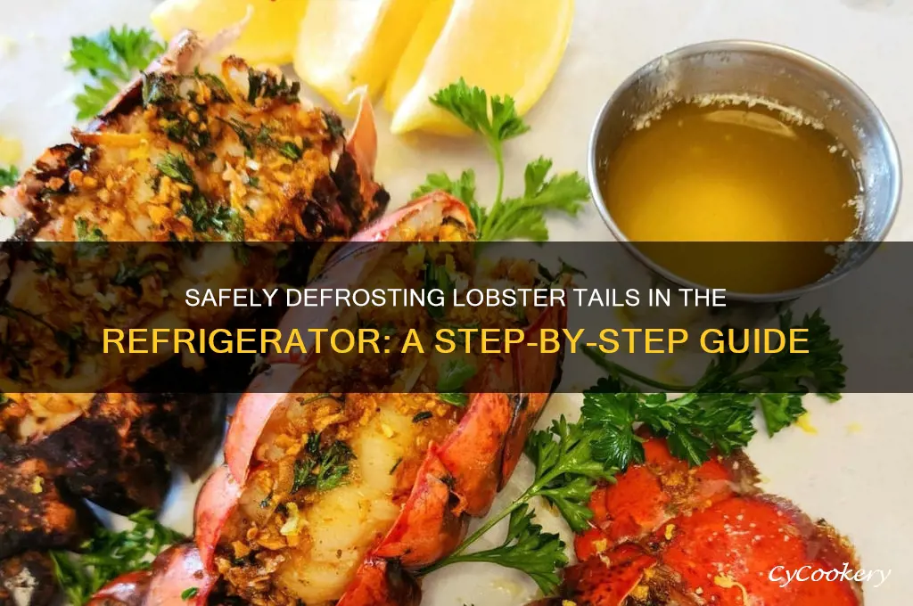 can lobster tails be defrost in refrigerator
