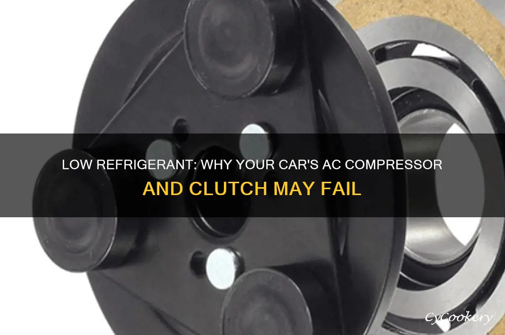 can low refrigerant car compressor and clutch to not work