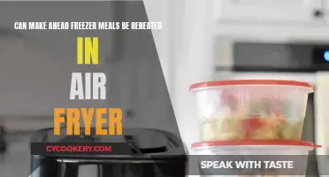 Make-Ahead Freezer Meals: Air Fryer Reheating Tips