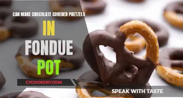 Make Chocolate-Covered Pretzels Using Your Fondue Pot