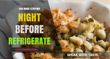 Prep Ahead: Can You Make and Refrigerate Stuffing the Night Before?