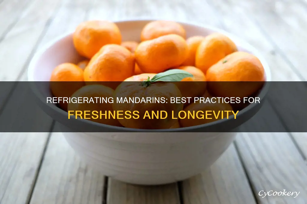 can mandarins be refrigerated