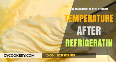 Room Temperature Margarine: Safe After Refrigeration? Expert Tips Revealed