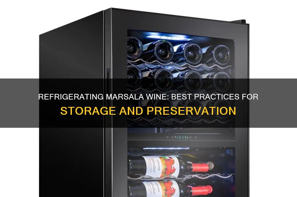 can marsala wine be refrigerated