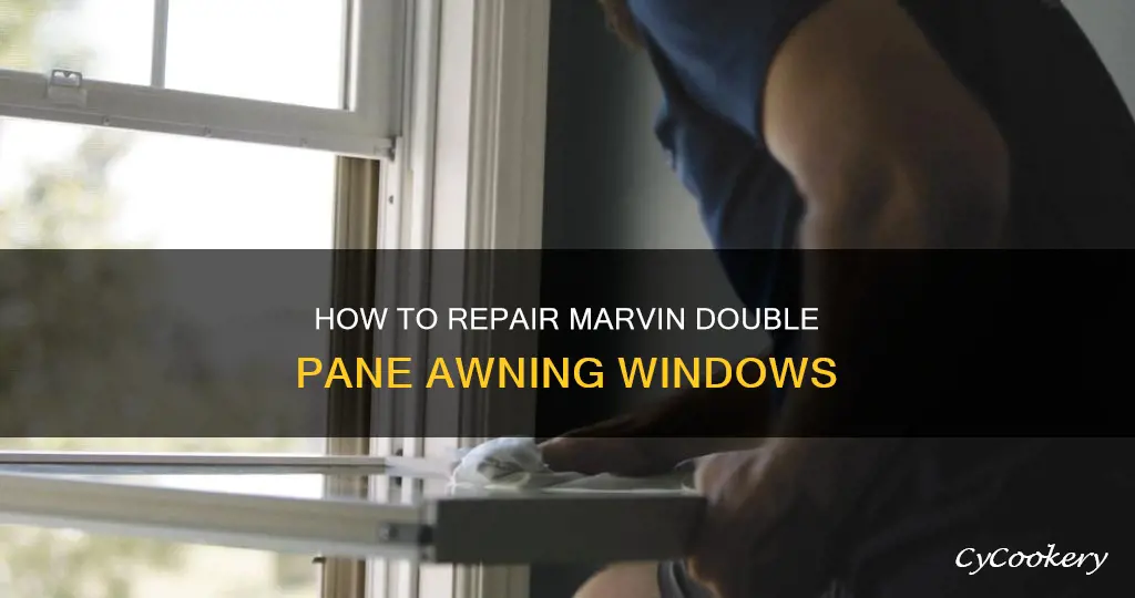 can marvin double pane awning windows be repaired
