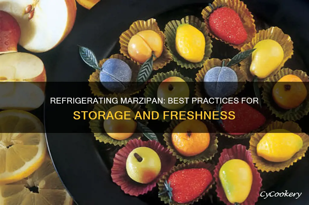 can marzipan be refrigerated