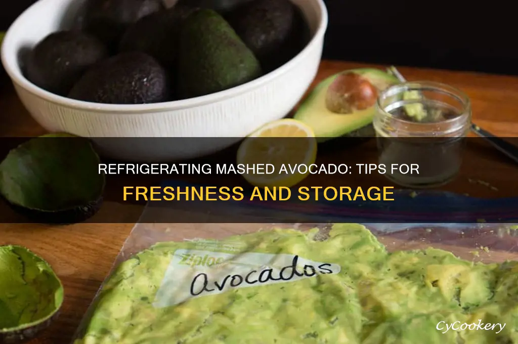 can mashed avocado be refrigerated