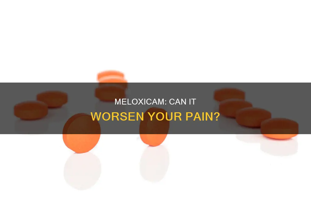 can meloxicam make pan worse