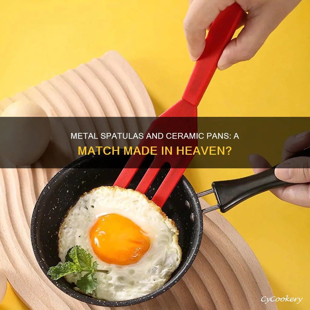 can metal spatulas be used on ceramic pans