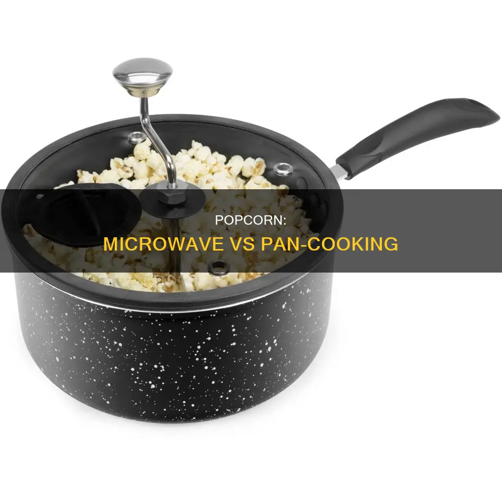 can microwave popcorn be cooked in a pan