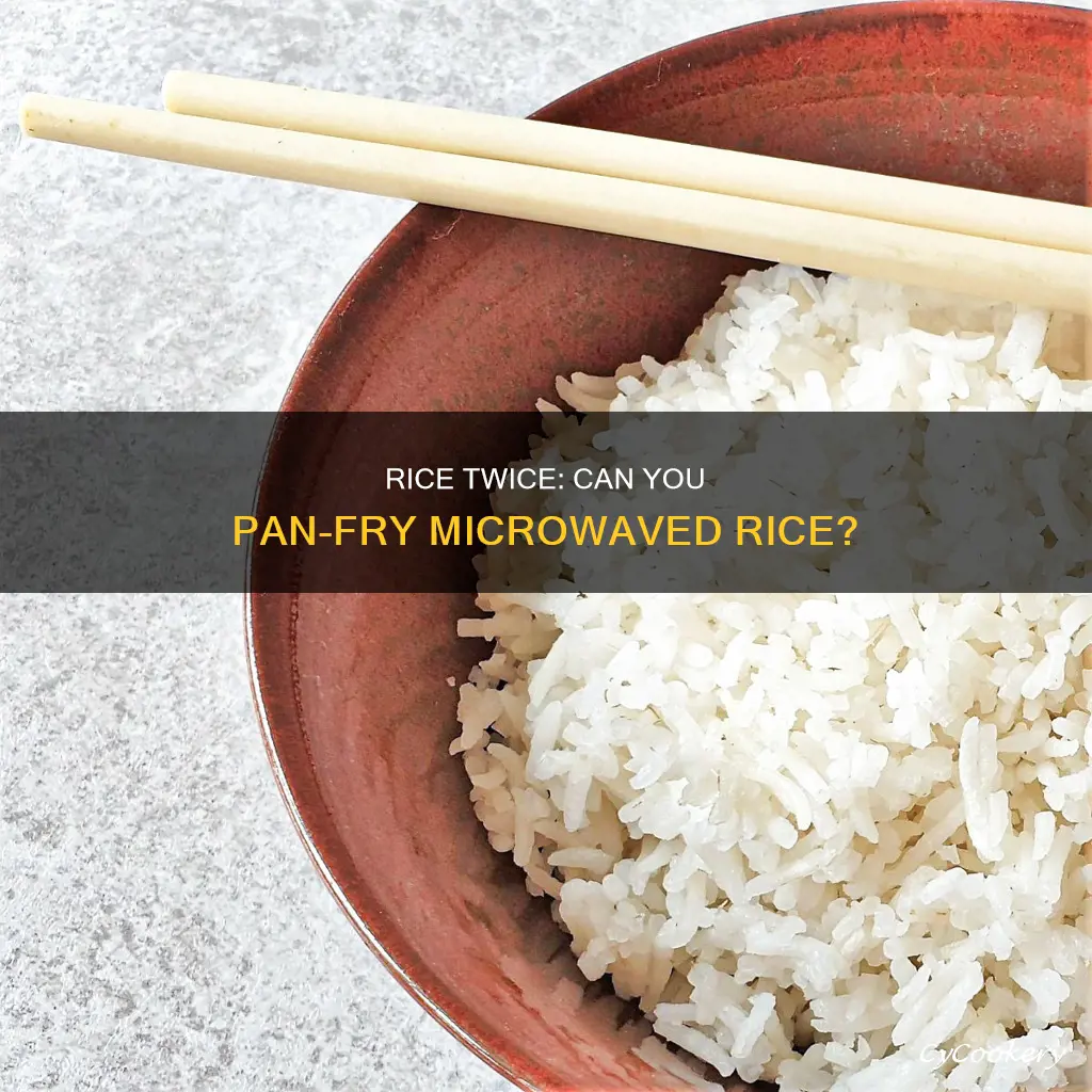 can microwave rice be cooked in a pan