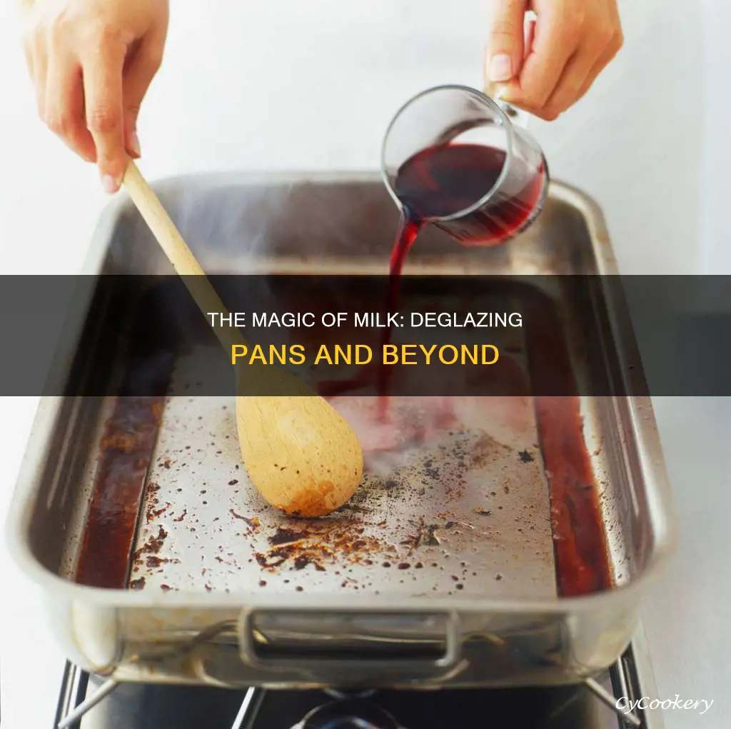 can milk be used to deglaze a pan