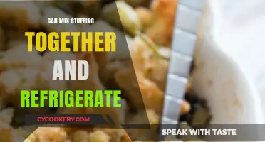 Mixing and Refrigerating Stuffing: Tips for Safe and Delicious Results