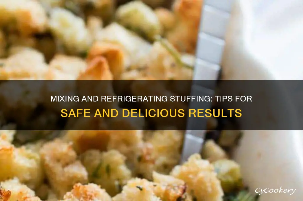 can mix stuffing together and refrigerate