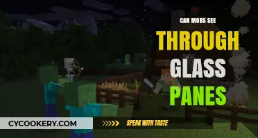Glass Panes: Can Mobs See Through?