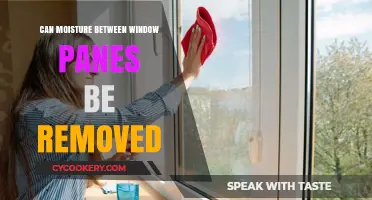 How to Remove Moisture Between Window Panes