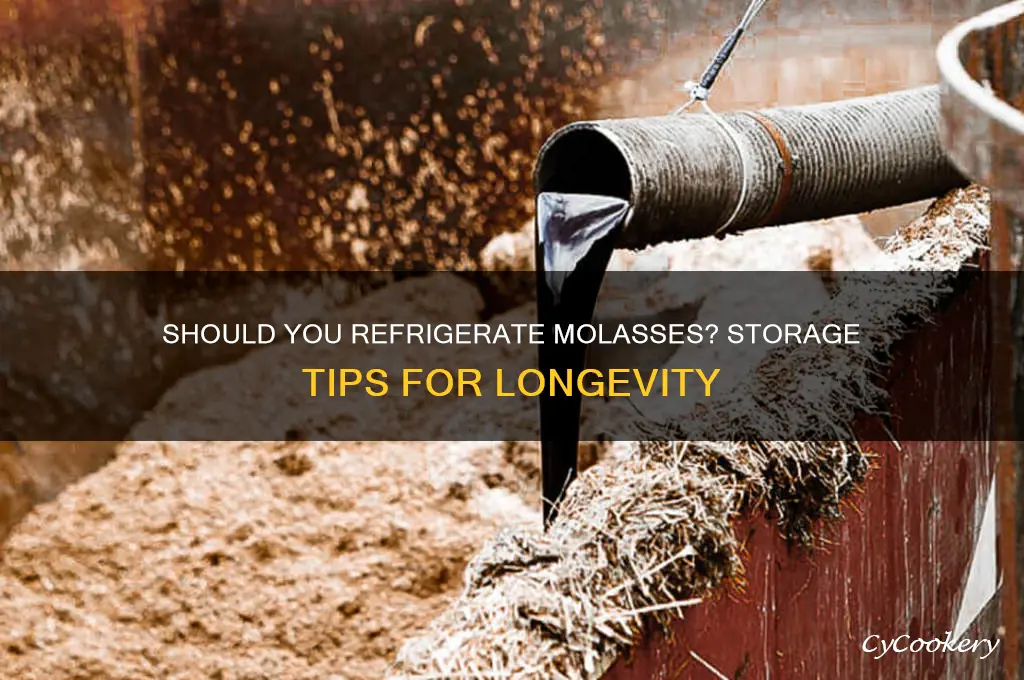 can molasses be refrigerated