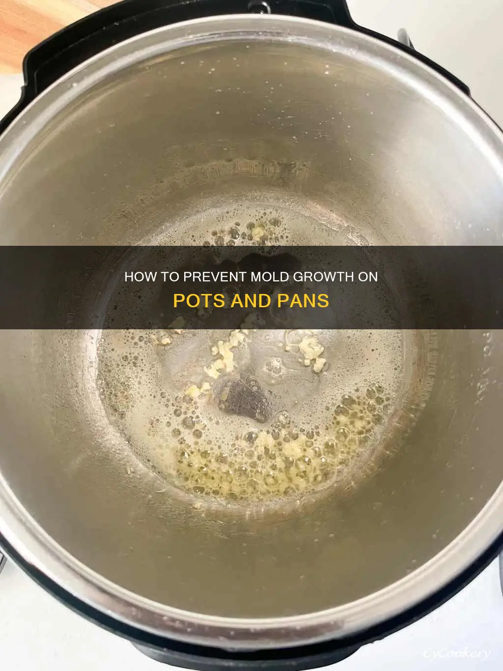 can mold grow on pots and pans