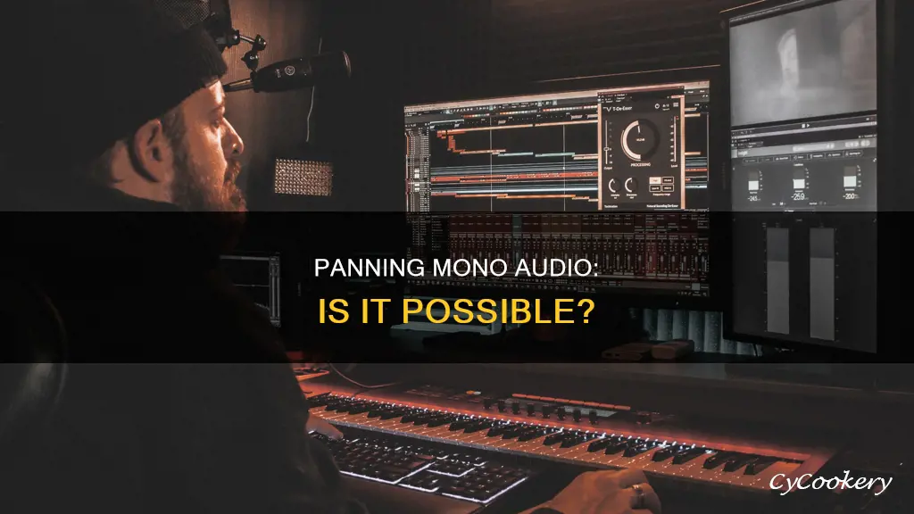 can mono audio be panned