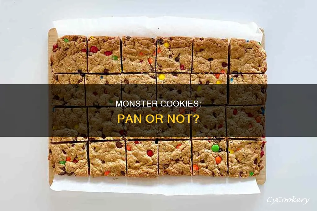 can monster cookies be pan cookies