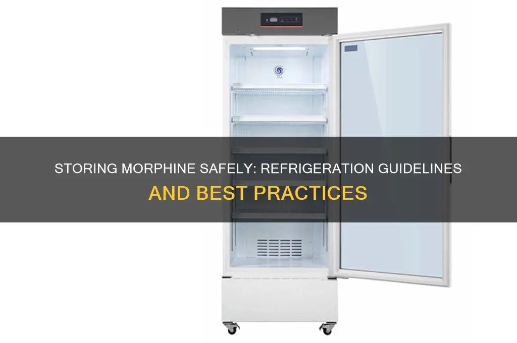 can morphine be stored in the refrigerator