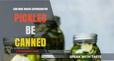Canning Mrs. Wages Refrigerator Pickles: Safe Methods and Tips