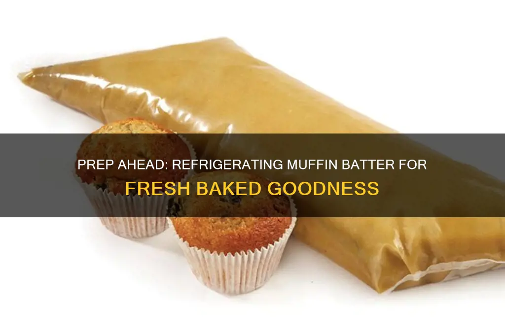 can muffin batter be mixed in advance and refrigerated
