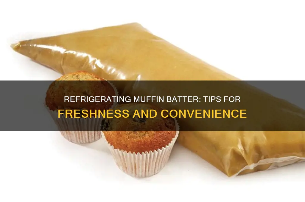 can muffin batter be refrigerated