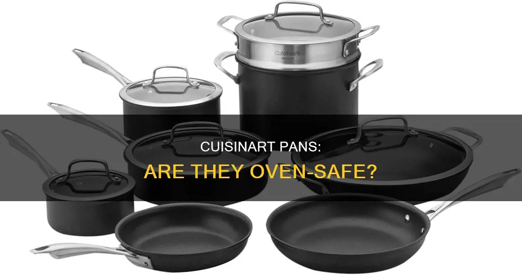 can my cuisinart pans go in the oven
