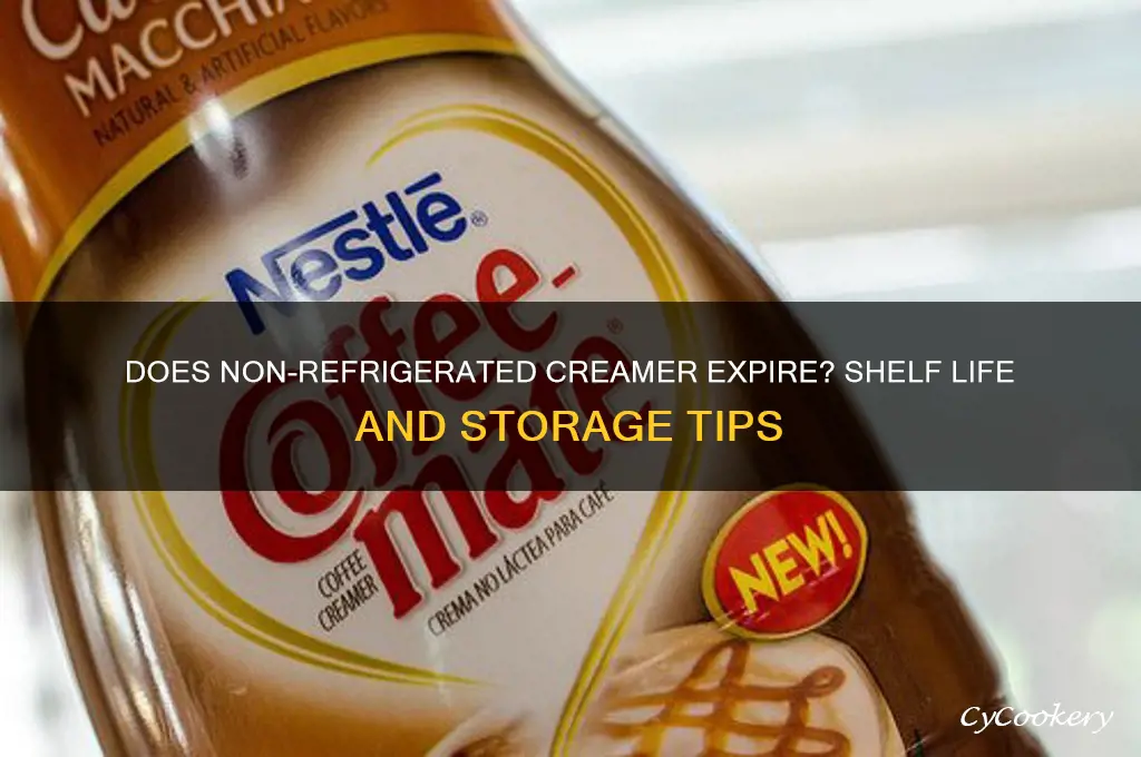 can non refrigerated creamer go bad