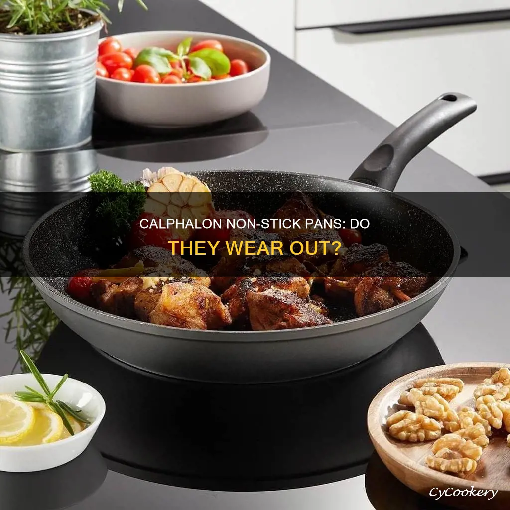 can non stick calphalon saute pans wear out