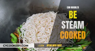 Steam Cooking Noodles: A Quick, Easy, and Healthy Method?