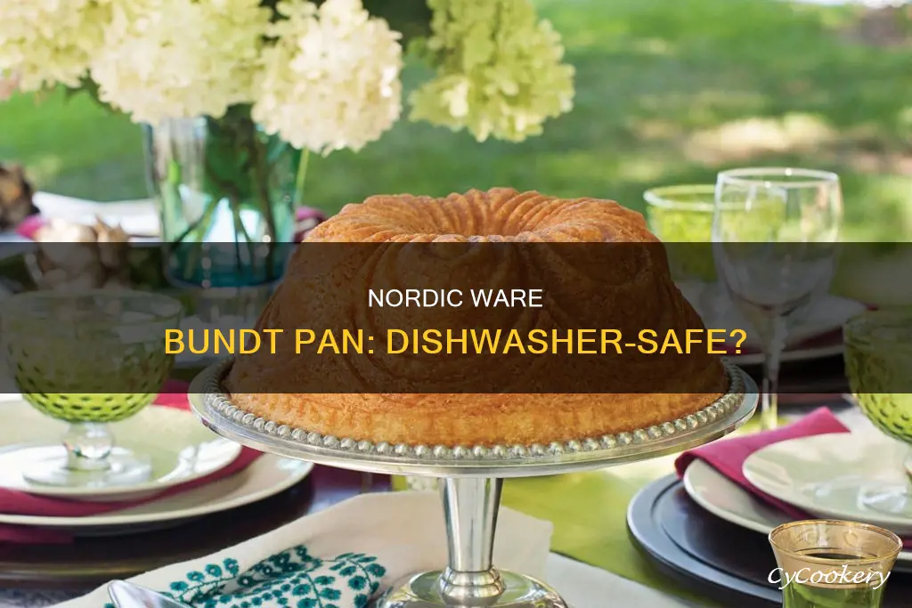 can nordic ware bundt pan go in the dishwasher