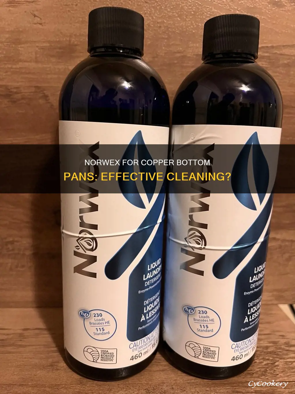 can norwex clean copper bottom pans