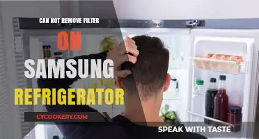 Troubleshooting Samsung Fridge Filter: Stuck and Won't Come Off