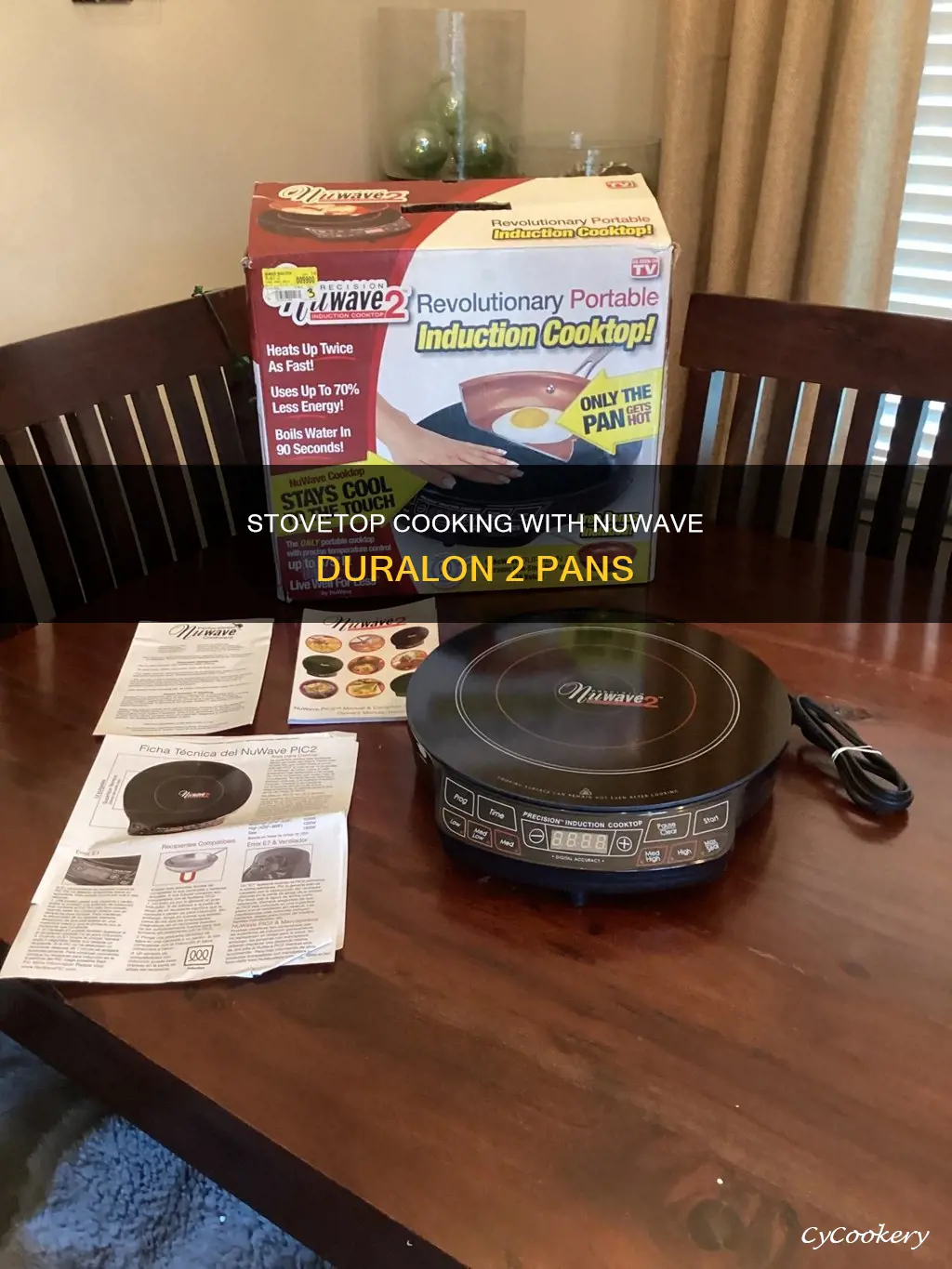 can nuwave duralon 2 pans be used on stove top