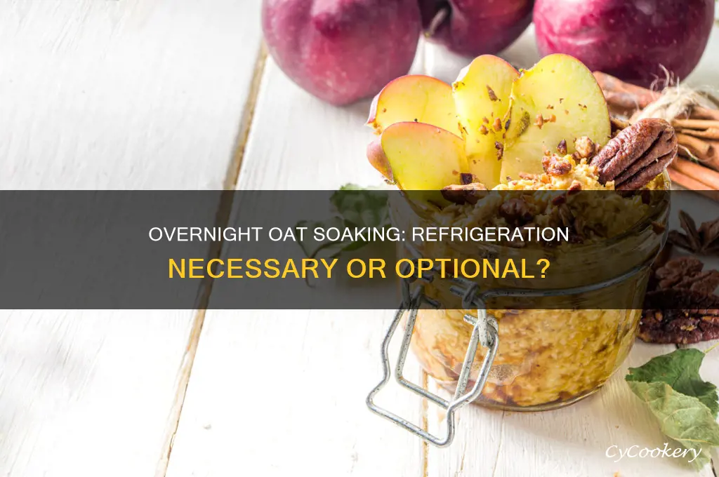 can oats be soaked overnight without refrigeration