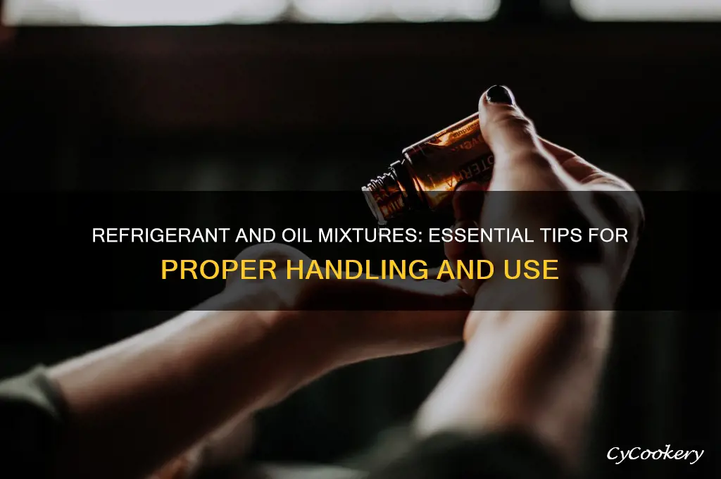 can of refrigerant with oil