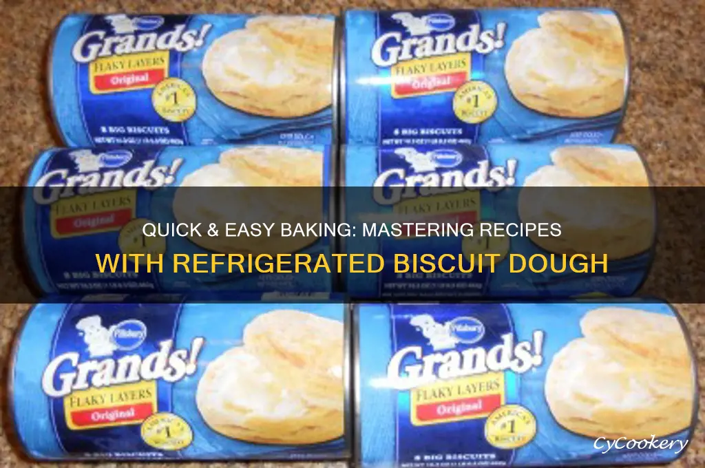 can of refrigerated biscuit dough