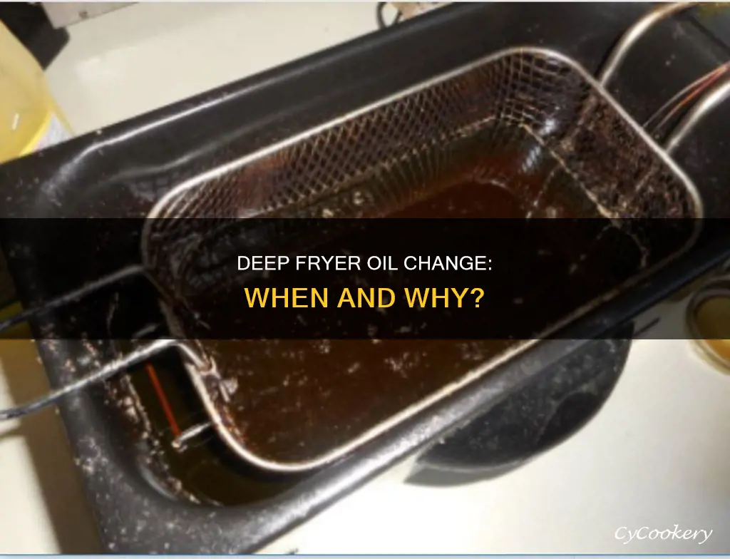 can oil be left in deep fryer