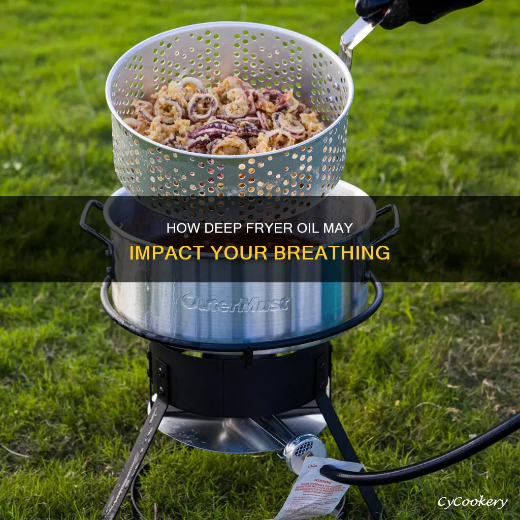 can oil from a deep fryer affect your breathing