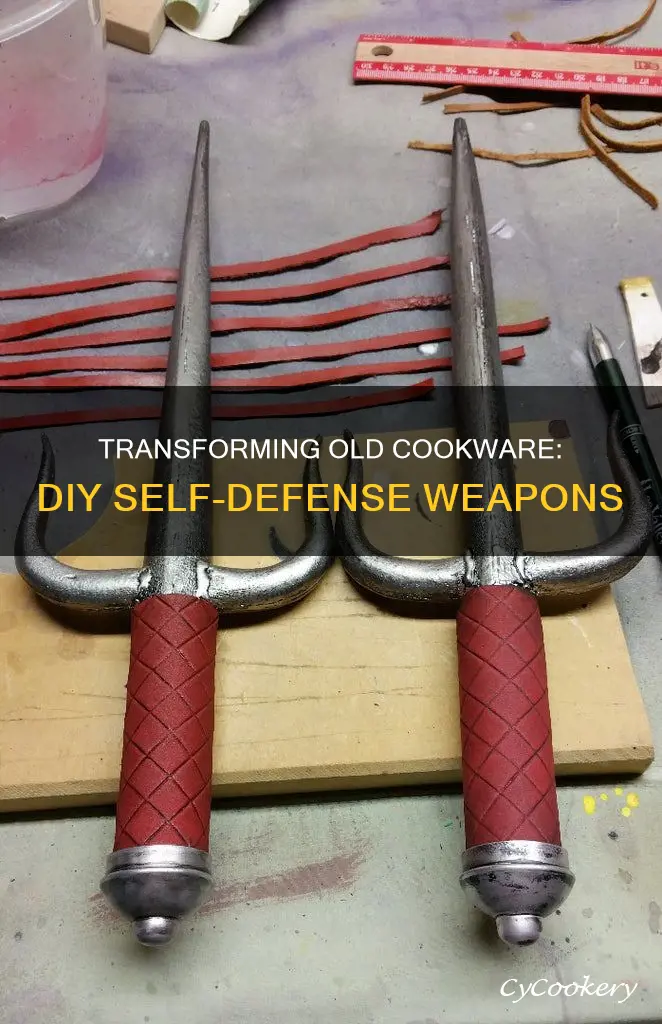 can old pots and pans be turned into weapons