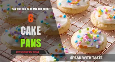 Filling Cake Pans: One Mix, Three Tiers