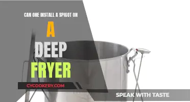 How to Install a Spigot on Your Deep Fryer