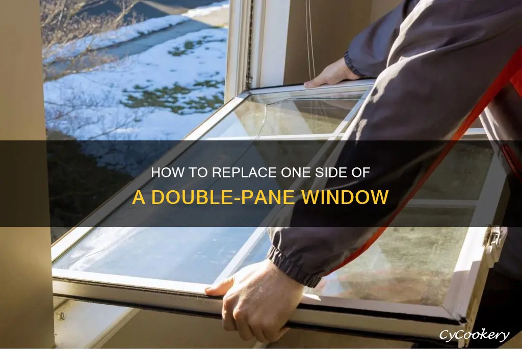 can one side of a double paned window be replaced