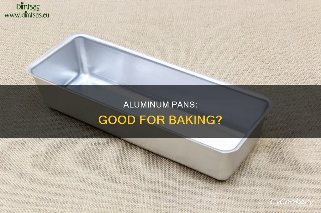can one use aluminium pan for baking