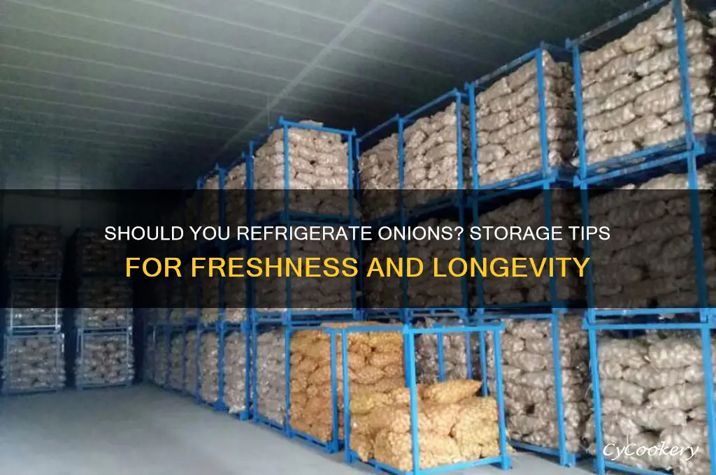 can onions be refrigerated