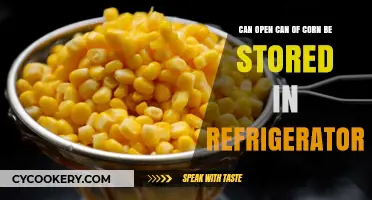 Refrigerating Opened Canned Corn: Safe Storage Tips and Best Practices