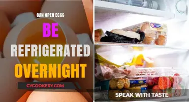 Refrigerating Open Eggs Overnight: Safe or Risky Practice?